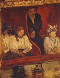 Loge in de Opera-Comique, 1887